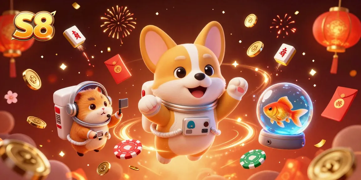 S8 offers thrilling casino experiences with vibrant games in a dynamic space setting.