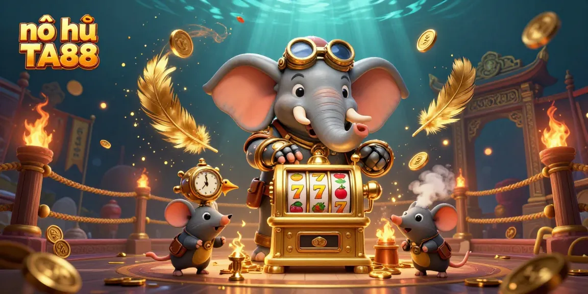 Spin the golden slot machine at nổ hũ TA88 in an exhilarating casino adventure.