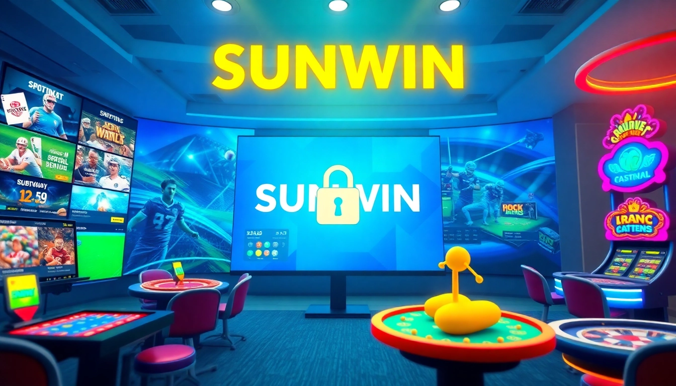 SUNWIN online betting interface displaying diverse gaming options and secure features