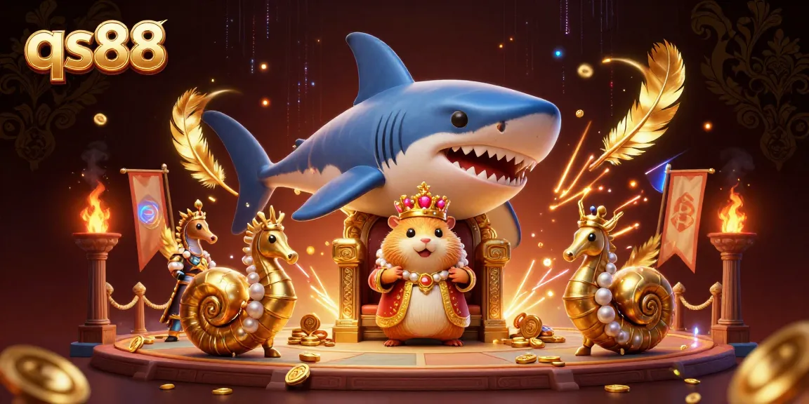 Join the thrilling world of qs88 with a lively scene of fortune and fun adorned with vibrant elements.